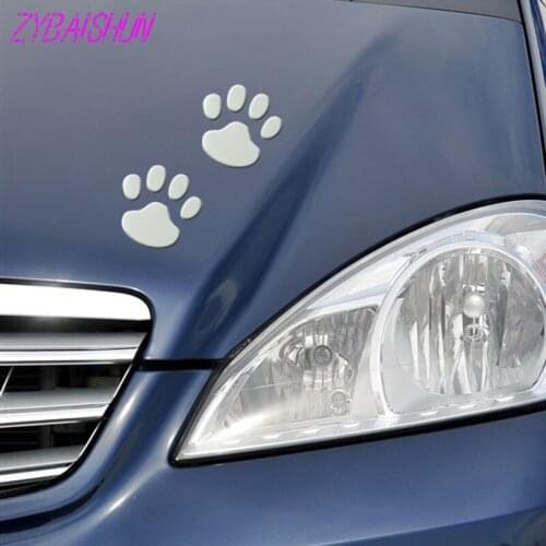 3D Car sticker classy design paw animal Cat Bear traces stickers for Jaguar Land Rover Range Rover/Evoque/Freelander/Discovery