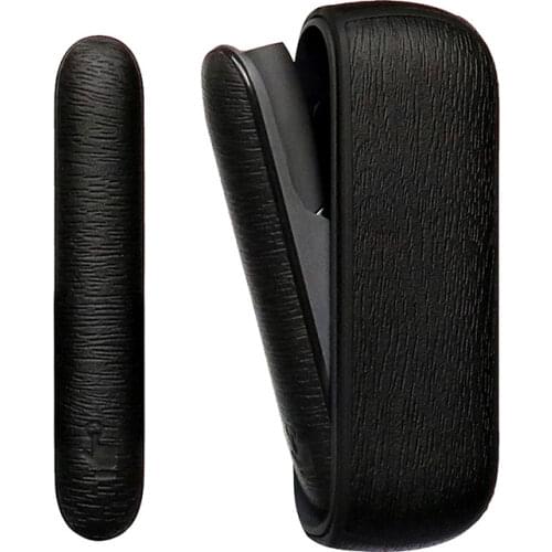 Wood Cover for Iqos 3.0 Duo Leather Pouch Cases + Side Case Accessories for Iqos 3.0 Bag Holder Accessories