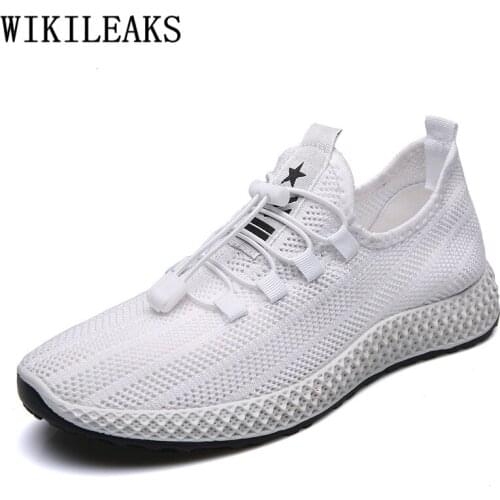 Breathable Shoes Men White Mesh Shoes Men Sneakers Fashion Sneakers Brand Mens Casual Shoes Hot Sale Heren Sneakers Tenis Hombre