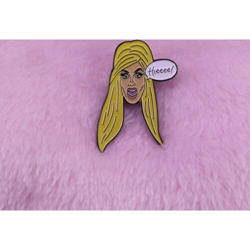 Alaska Thunderfuck Rupauls Drag Race enamel pin LGBTQA+ Queer love pride decor