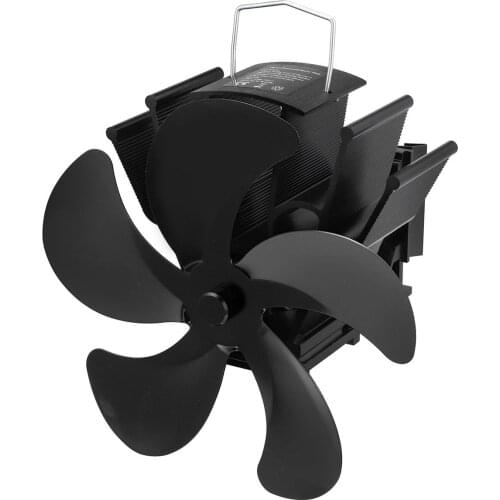 6 Blade Fireplace Fan Hanging Fireplace Fan Heat Powered Stove Fan Log Wood Burner Ecofan Quiet Home Efficient Heat Distribution