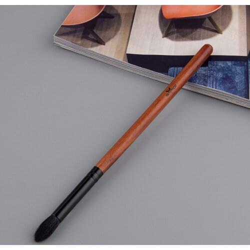 Anmor 1 PCS Eyeshadow Brush High Quality Natural Goat Hair Tapered Blending Brush Professional Eye Makeup Brushes Black Color