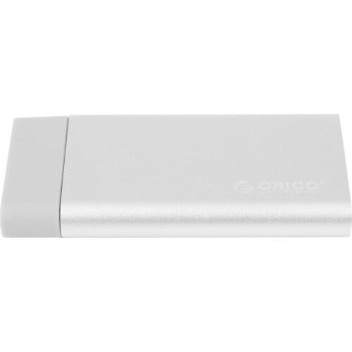 Orico Aluminum Mini Msata Ssd Enclosure Hdd Case Usb 3.0 5Gbps High-Speed Screw Fixing Hard Driver External Storage Box