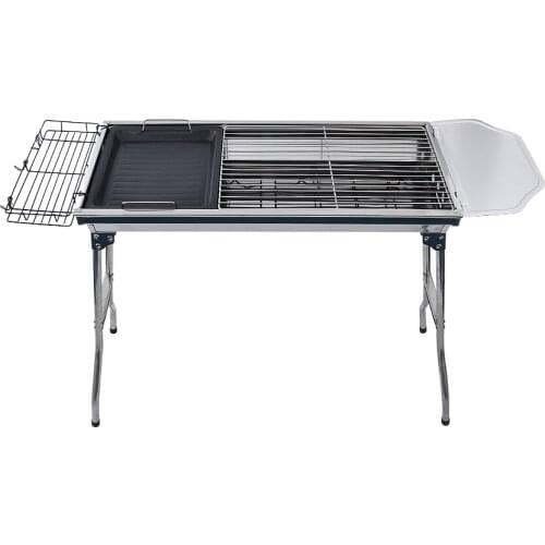 New Charcoal Grills Portable and foldable grill for frying meat and shish kebabs,Thick stainless steel Material grill 5 or more