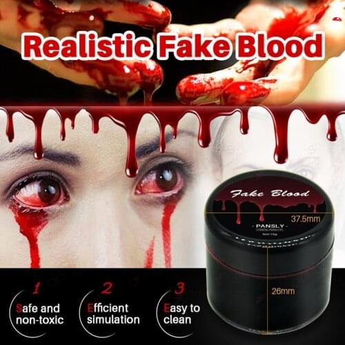 New Halloween Makeup Ultra-realistic Fake Blood Face Body Paint Wounds Scars Bruises Cosplay Party Vampire Decorations Supply