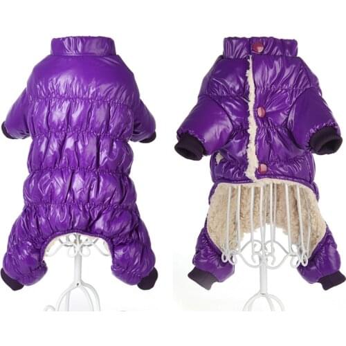 Dog Clothes For Small Dogs Waterproof Pet Jacket Winter Thicken Warm Cotton Dog Coat French Bulldog Clothing Chihuahua Clothes