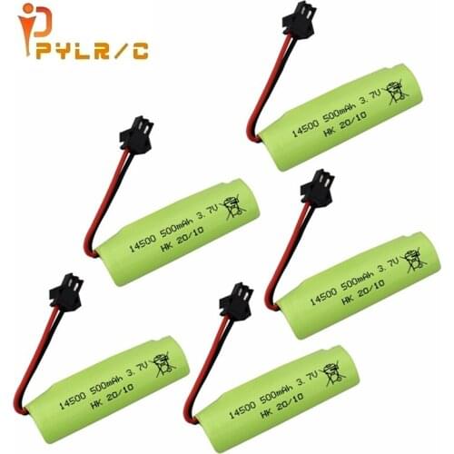 Original 3.7V 500Mah 14500 Lipo Battery Voor DE35 DE38 Dubbelzijdig Rc Tumbling Stunt Afstandsbediening controle Auto