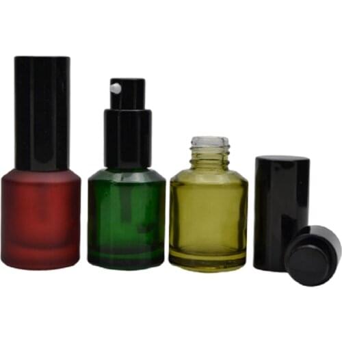 Empty Mist Spray Glass Storage Bottle Colorful Makeup Tool Refillable Lotion Pump Cosmetic Container Young Living 15ml 10pcs/lot