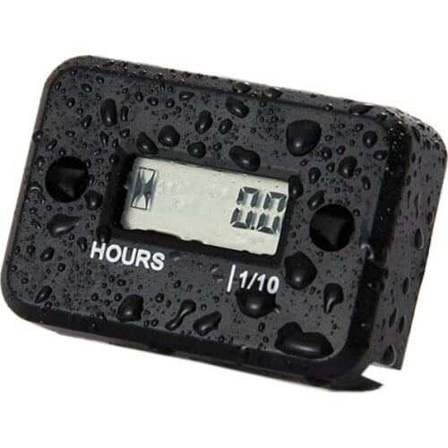 Inductive Waterproof resist digital hour Meter For timerGasoline Engine,Marine,Motorcycle,Snowmobile,ATV,Motocross HM006A
