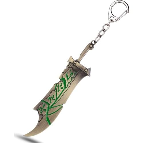 MS JEWELS Game Fans Gift Jewelry LOL Riven Keychain Metal Key Rings For Gift Chaveiro Key Chain Jewelry