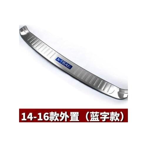 Stainless Steel Rear Bumper Protector Sill Trunk Guard Cover Trim For Nissan X-Trail X Trail T32 2014-2016 Car Accessories
