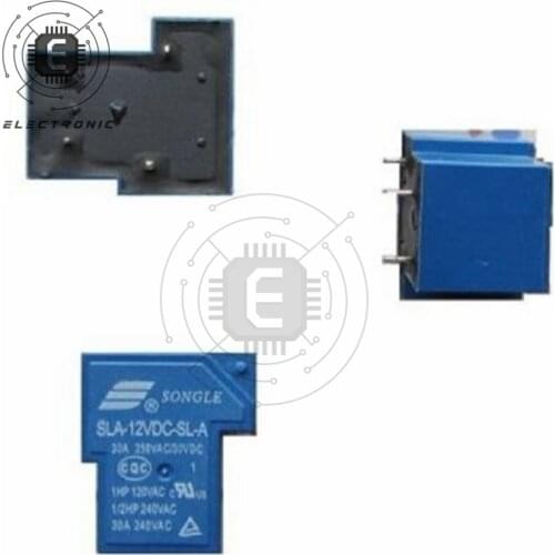 1PC Power Relay SLA-12VDC-SL-A SLA-24VDC-SL-A 12V 24V 30A 4PIN Electromagnetic Relay