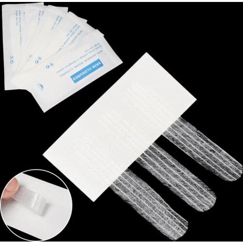 1Bag Skin Wound Strip Surgery Postpartum Pull Tight Anti-speed Safety Survival tape Safety & Surviva 5 Sizes Seam-free Sticker