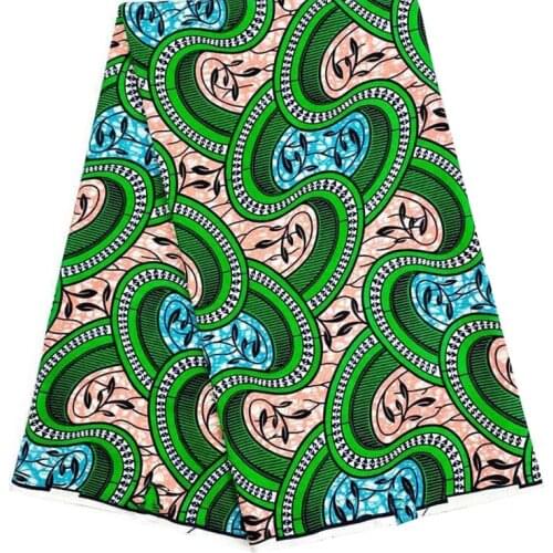 100%Cotton High Quality Nigerian Dress Material Fabrics For Sewing By The Meter Ankara Fabric African Real Wax Printed SP 1481