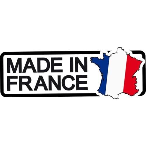 13cm x 4.7cm for Made in France Car Stickers Vinyl Car Accessoires Waterproof Scratch-Proof Decal Graffiti JDM Decor
