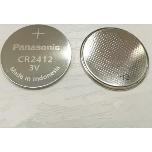 1/PCS LOT Panasonic CR2412 3V lithium battery for swatch watch battery for car controller CR 2412 100% new original