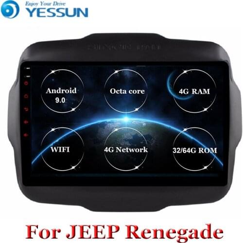 Android 9 Octa core car dvd For JEEP Renegade Radio 2016 2017 multimedia GPS Radio stereo gps navigation