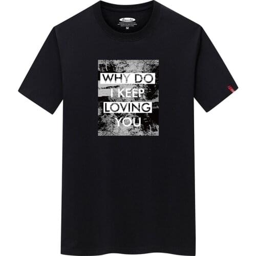 JFUNCY Summer Mens Tops 100% Cotton Short Sleeve T-shirt Letter Print Tshirt S-6XL Plus Size Man Loose T Shirt Men Casual Tees