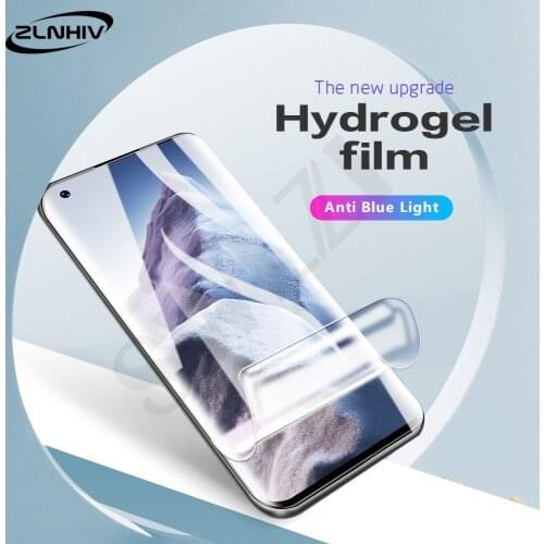 ZLNHIV 9D full cover Not class for Xiaomi mi 8 9 SE 9T 10 Lite 10S 10T Pro 11 11i 11X Ultra hydrogel film phone screen protector