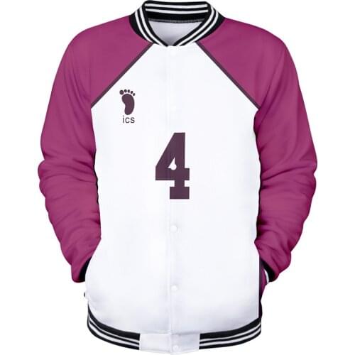Haikyuu Jacket Coats Pring Autumn Hoodies Hip Hop Streetwear Tracksuit Brand Clothing