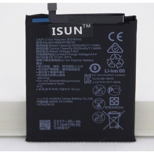 ISUNOO Batteries For Huawei Y5 Lite