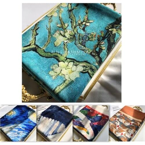 Pure Pashmina Cashmere Shawl Scarfs For Women For Winter Designers Warm Cashmere cape 200 100 Foulard Hiver Femme Cachemire