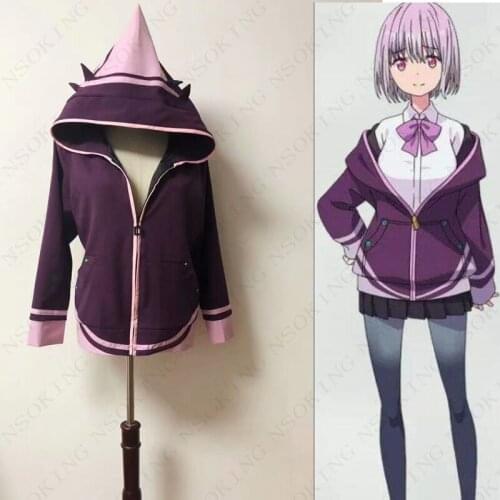 Anime SSSS.GRIDMAN Shinjo Akane coat Cosplay Costume custom-made