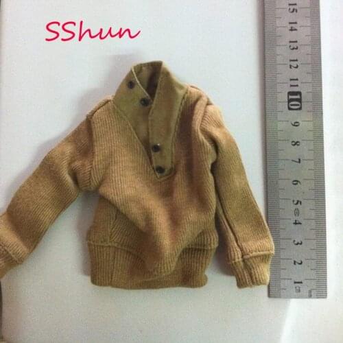 1/6 Scale Soldier doll clothing model accessories World War II US Army sweater Model For 12'' Action Figure Accessories