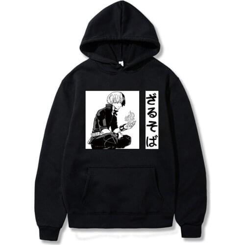 My Hero Academia Shoto Todoroki Long Sleeve Hoodie Sweatshirts Streetswear Hooded Tops