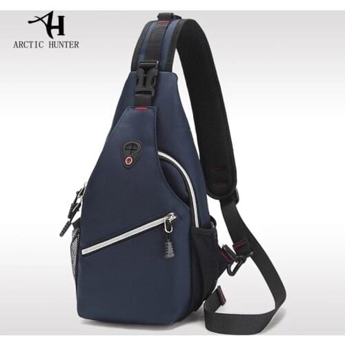 Mens Messenger bag shoulder Oxford cloth Chest Bags Crossbody Casual messenger bags Man USB charging Multifunction Handbag
