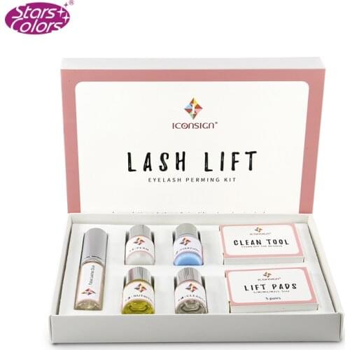 50 Sets/lot Mini Eyelash Perming Kit for eyelash lift for Cilia Tools perming kits with Perm Rods Y-Brushes Beauty Makeup Tools