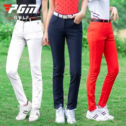 Pgm Golf Summer Pant Summer Spring Golf/Tennis Pants High Elastic Ladies Trouser Breathable Slim Quick Dry Pants XS-XL