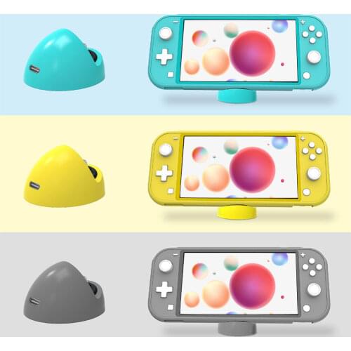 Portable Mini Charger Base Stands Game Console Charging Dock Charging Cradle Station Accessories for Nintendo Switch/Switch Lite