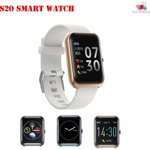 2021 New S20 1.3inch Smart Watch Heart Rate Health Monitoring Reminder Fashion Pedometer Bracelet Smartwatch for Android Huawei