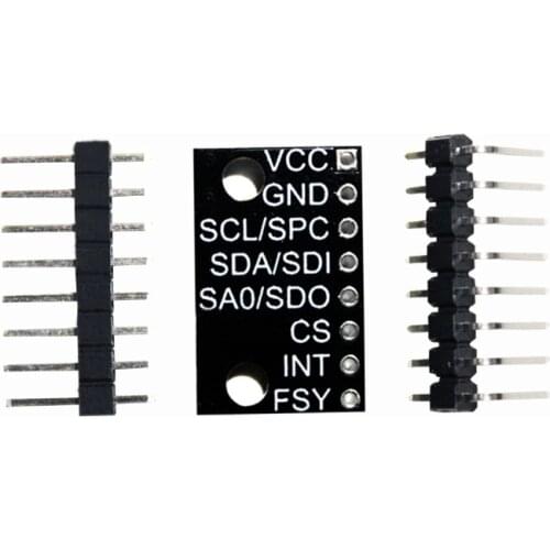 Taidacent DC3.3-5V ICM-20602 Sensor Module High Precision Low Noise Six Axis Gyroscope Acceleration Module For Smart Car