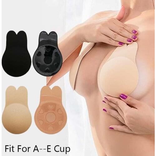 2PCS A-E Cup Push Up Invisible Bra Pads Self Adhesive Silicone Lift Up Chest Sticker Bra Lifting Nipple Bikini Bra for Women
