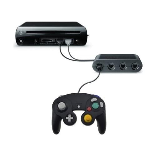 2 In 1 For GameCube Controller Adapter Converter for Nintend For Wii/U PC For WiiU