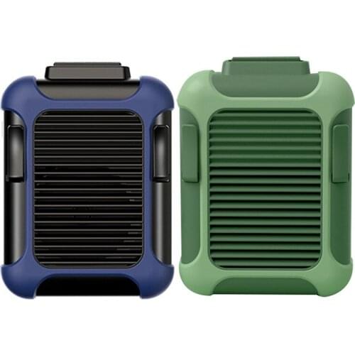 2 in 1 Mini Waist Clip on Fan Hanging Fan Wearable Belt Fan Neck Fan Handheld USB Charging Quiet Electric Fan