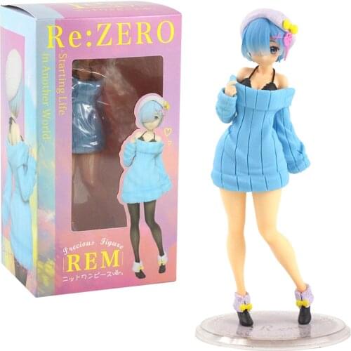 23cm Anime Re: Zero Starting Life in Another World Rem Dress Statue PVC Action Figure Toys Model Doll