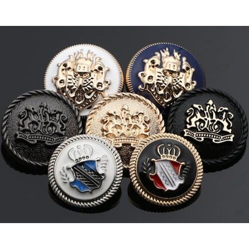 6pcs/lot Free Shipping Metal button coat button round jacket sweater shirt windbreaker suit men and women clothes twist button