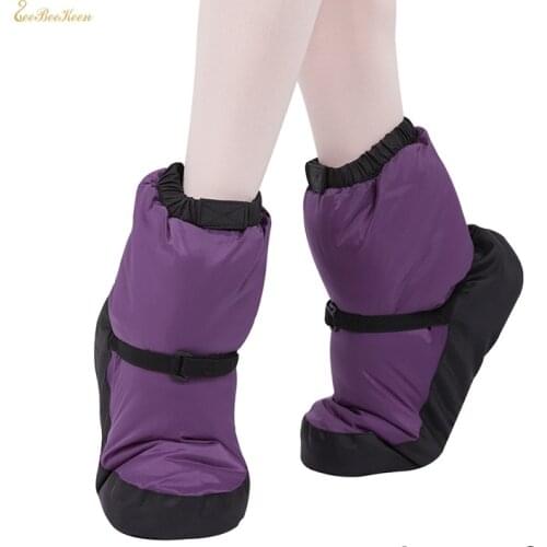 Ballerina Ballet Warm Up Booties Women Ballet Point Warm Shoes Ballet Dance Boot For Children Adult Autumn Winter Ballet Shoes