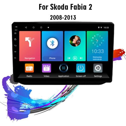 Eastereggs For Skoda Fabia 2 2008 - 2013 2 din Car MP5 Multimedia Player Android Autoradio GPS Navigation car stereo head unit