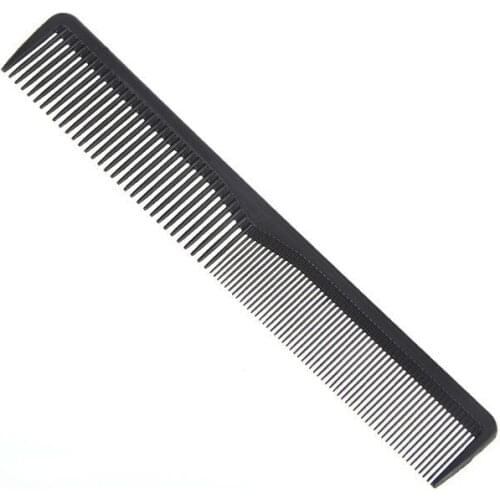 2 Pc black Antistatic Hair Comb Salon Heat-Resistant Taper Cutting Hairbrush for Hairdressing Hair Brush Tool Accessories