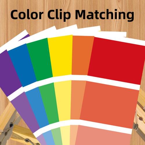 Montessori Baby Matching Color Sorting Busy Bag with Clips For Preschoolers and Toddlers Learning Sensory Toys B2464H