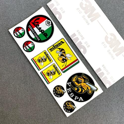 For PIAGGIO VESPA GTS GTV LX LXV LT PX PRIMAVERA 50 125 150 200 250 300 300ie Decals Motorcycle Vinyl Stickers 3M reflective