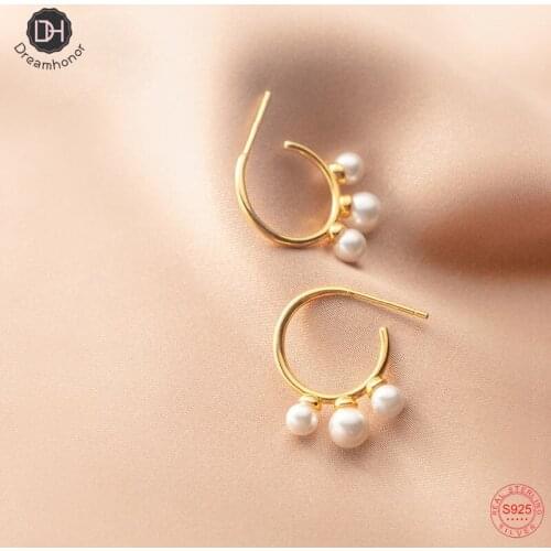 Dreamhonor Women's Gold Earrings