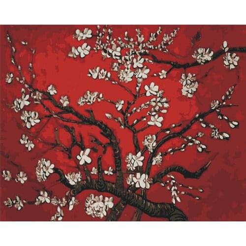 Jovial Love Frame Diy Painting By Numbers Flowers Acrylic Paint By Number Kits Oil Paint By Numbers For Home Decors Gift