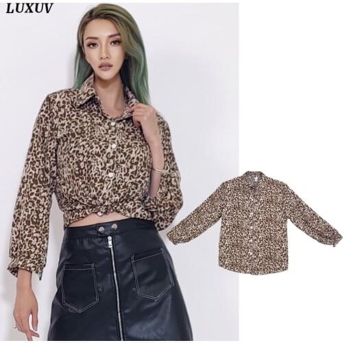 Женские рубашки оверсайз LUXUV China At AliExpress