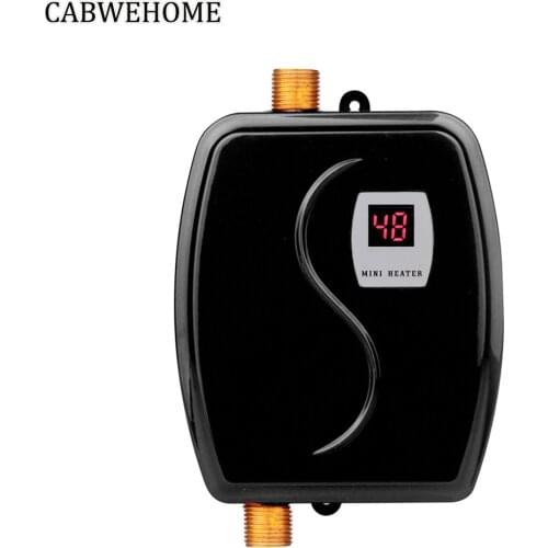 Instant Electric Hot Water Shower Mini Water Heater Digital Display Touch Control For Kitchen Bathroom Sink Faucet Tap 220V 110V