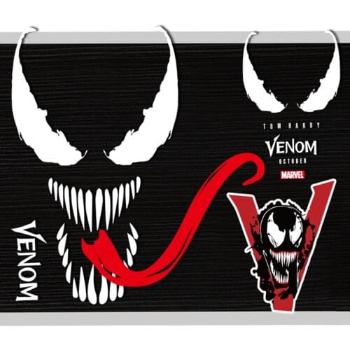 Marvel Venom Personalized Car Sticker Disney Anime Figure Multifunctional Sticker Motorcycle Glass Wall Decoration Stickers